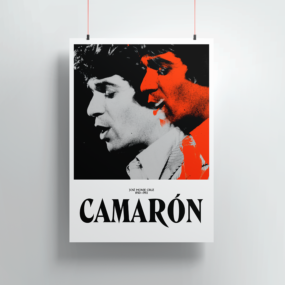 Póster Camarón Contraste