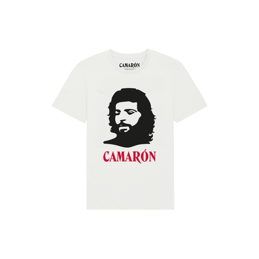 Camiseta Blanca Silueta Camarón