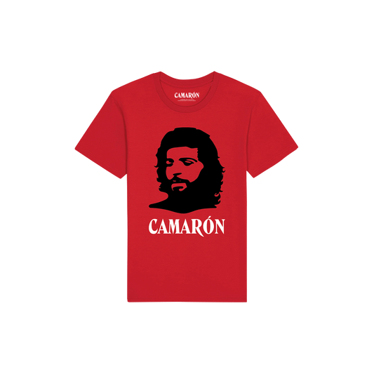 Camiseta Roja Silueta Camarón