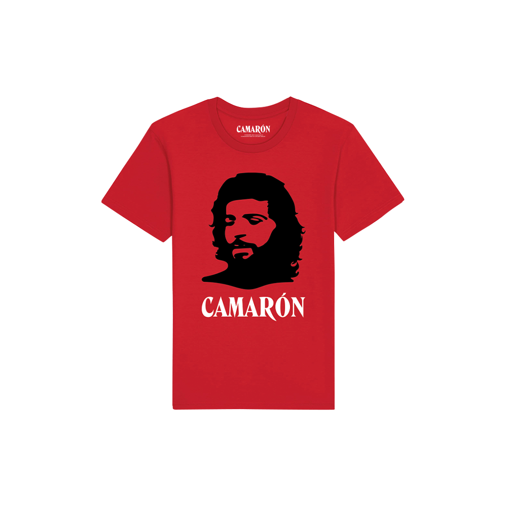 Camiseta Roja Silueta Camarón