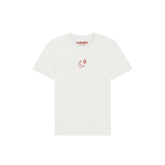 Camiseta Blanca Icon Camarón Rojo