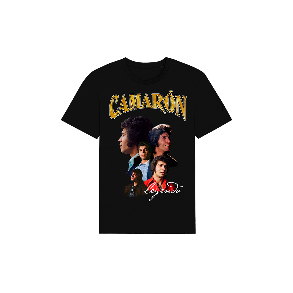 Camiseta Negra Homenaje Camarón